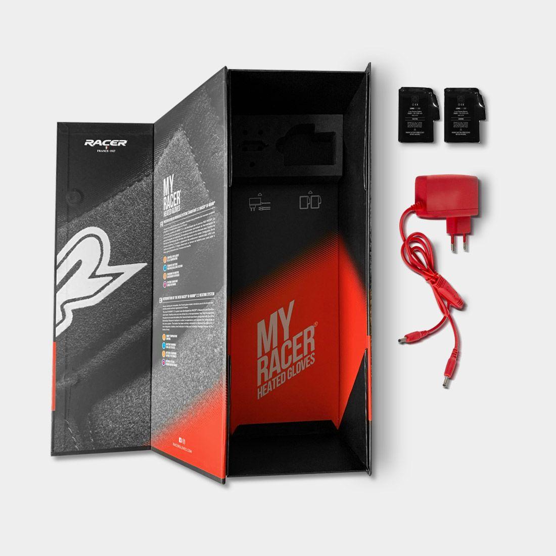 Racer CONNECTIC 4 - MOTORRAD-HEIZHANDSCHUHE XXL Schwarz