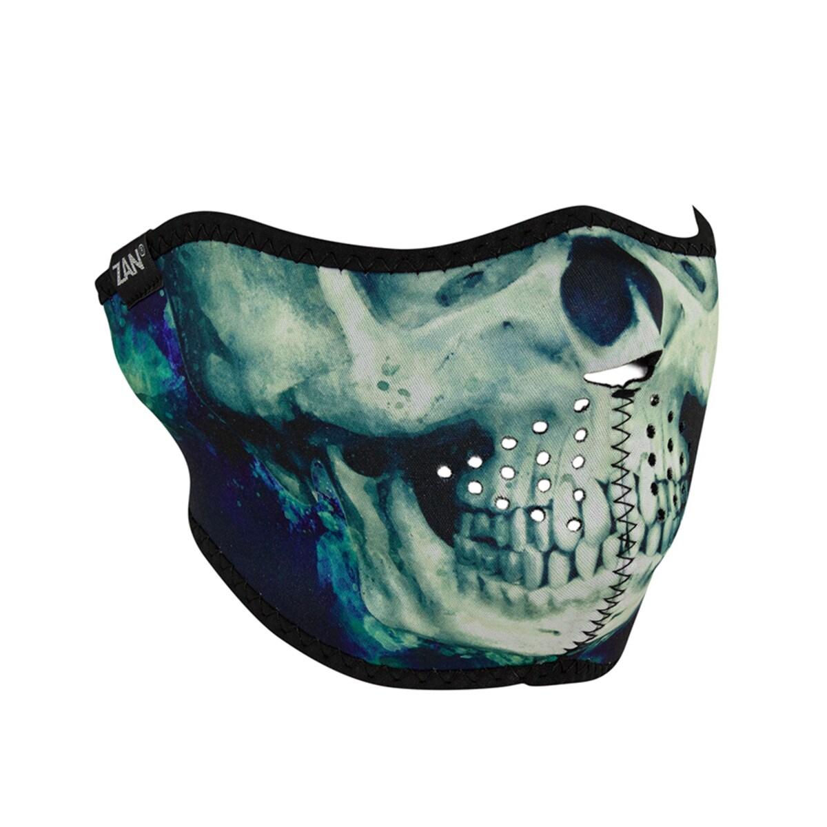 ZAN Half Mask Neoprene Paint Skull