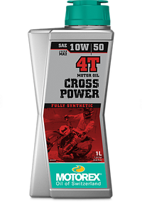 MOTOREX CROSS POWER 4T SAE 10W/50 MA2 (1Liter)
