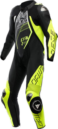 Dainese Audax D-Zip perforated 1-piece motorcycle leather suit
