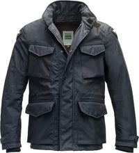 Blauer Logan Textiljacke