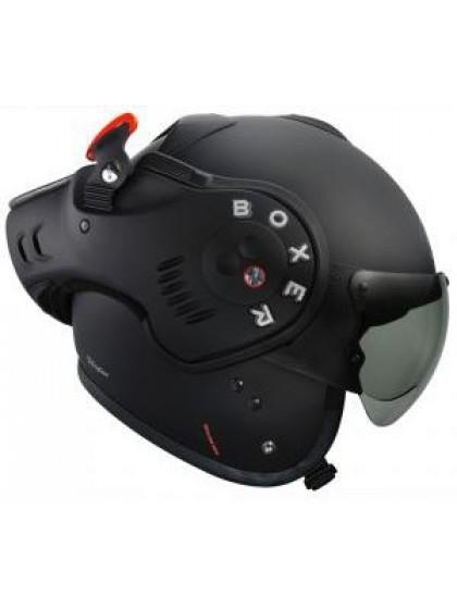 ROOF BOXER V8 FULL BLACK flip-up helmet