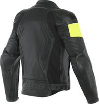 Dainese VR46 Pole Position Motorrad Lederjacke