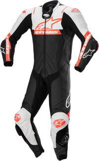 Combinaison de moto en cuir perforé une pièce Alpinestars Missile V2 Ward
