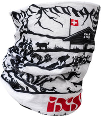 Ixs Schlauchtuch Micro weiss-schwarz