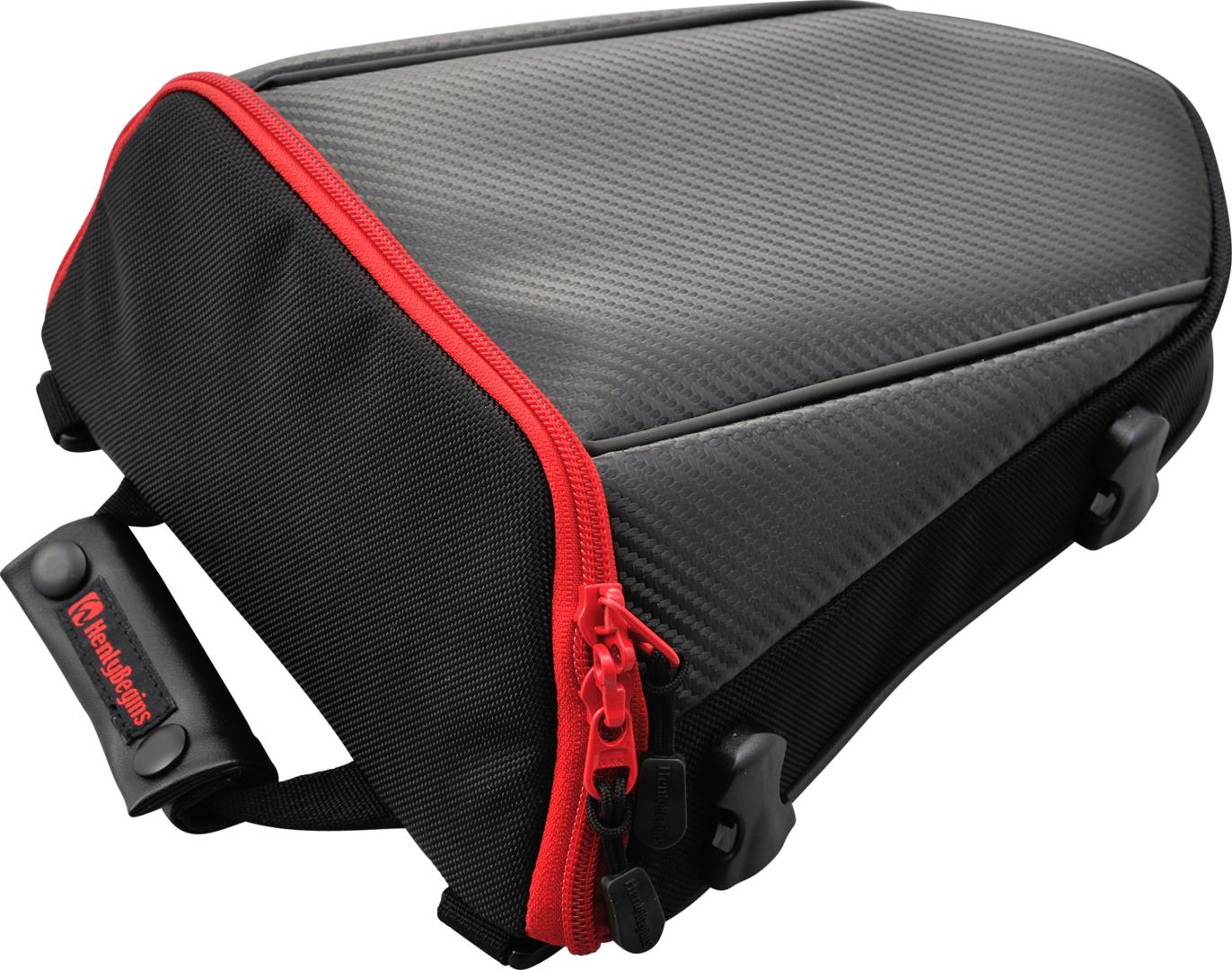 Sacoche Henlybegins 4 litres Carbone Rouge DH-708