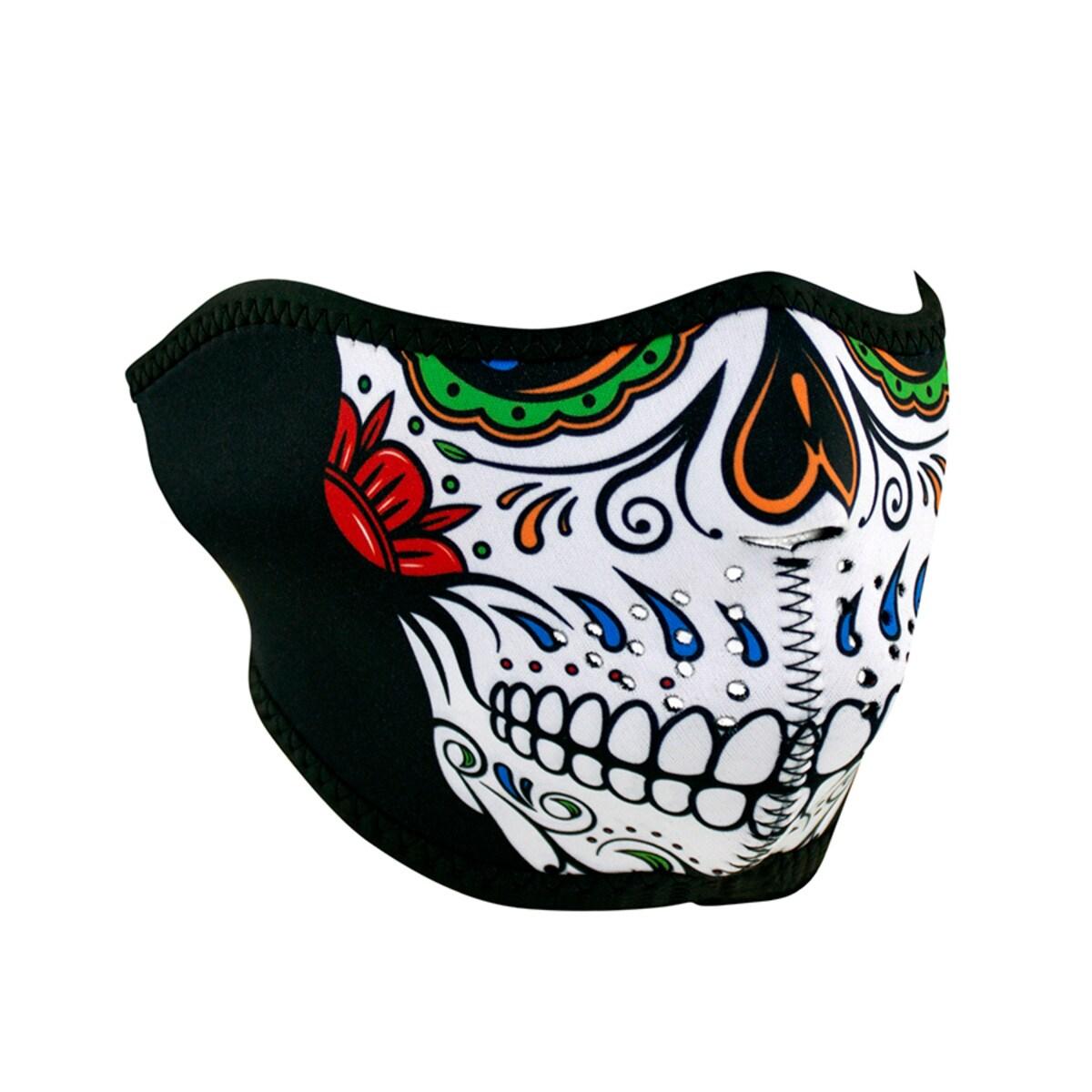 ZAN Half Mask Neoprene Muerte Skull