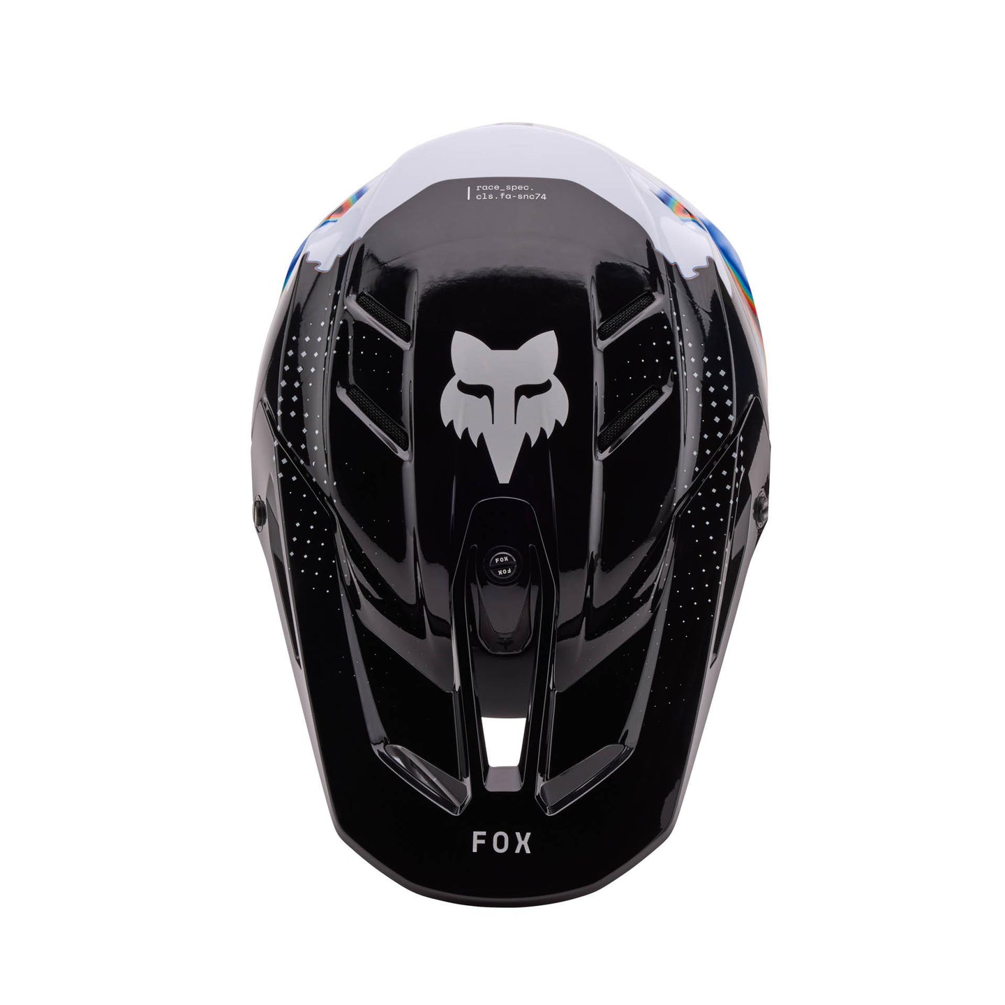Fox Motocross Helm V3 RS SCANS Gr. L