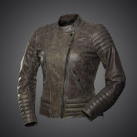 Veste en cuir 4SR COOL LADY RETRO pour femme