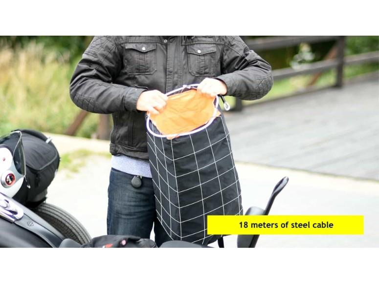 Deemeed abschliessbare Double Helmtasche Helmsafe Safe Schnittsicherung  Uni