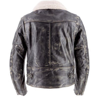 Helstons Ontario Leather Dirty Stoned