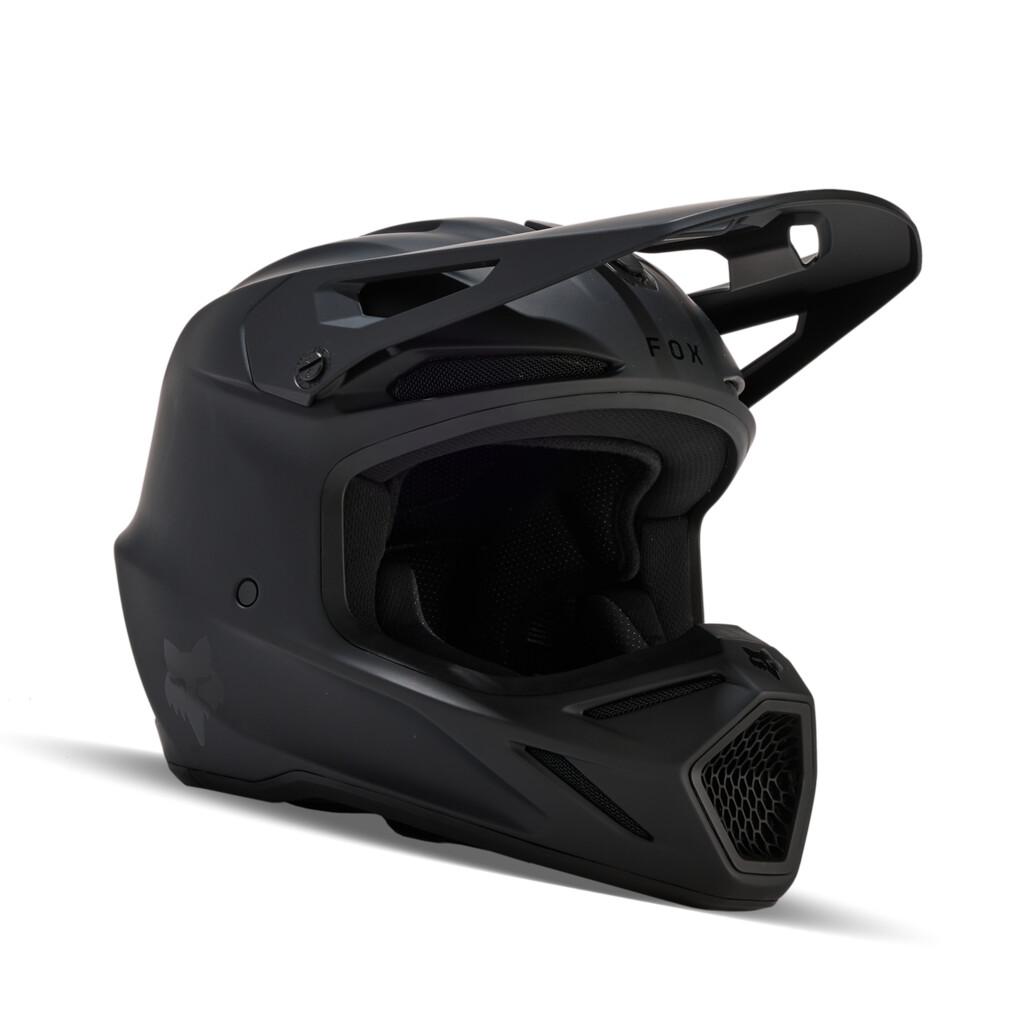 FOX V3 Solid Jugend Motocross Helm