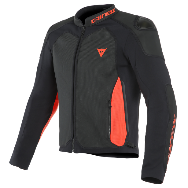 Dainese Intrepida Perforierte Motorrad Lederjacke