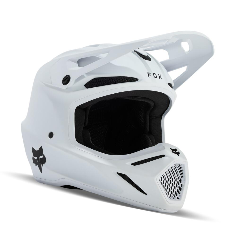 FOX V3 Solid Jugend Motocross Helm