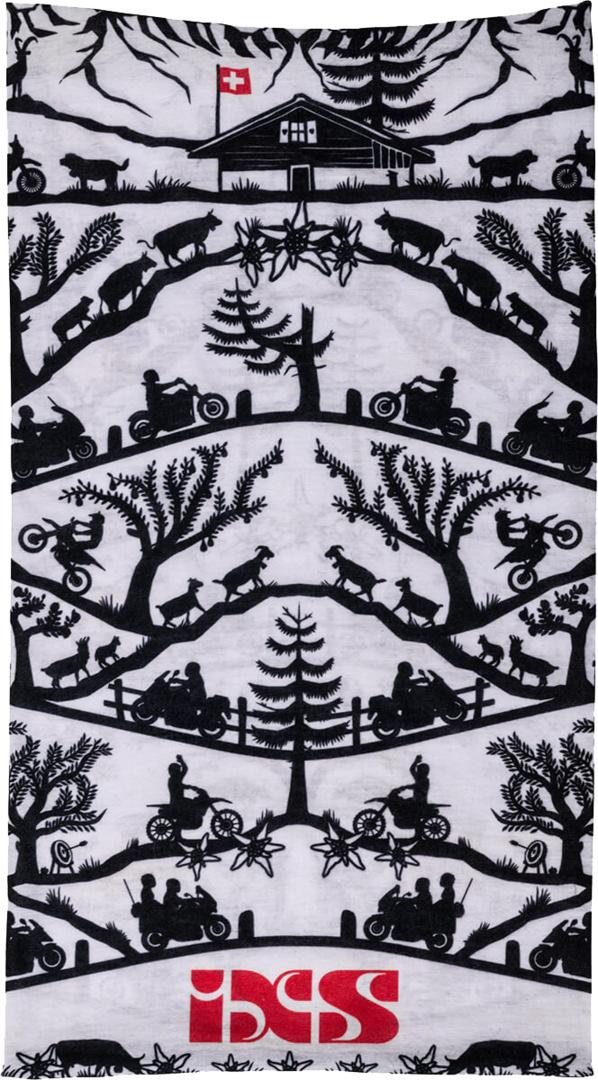 Ixs Schlauchtuch Micro weiss-schwarz