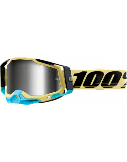 100% Racecraft 2 Goggle Airblast - Mirror Silver