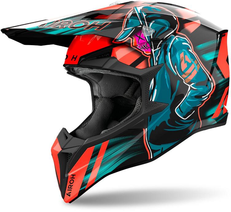 Airoh Wraaap Cyber Motocross Helm