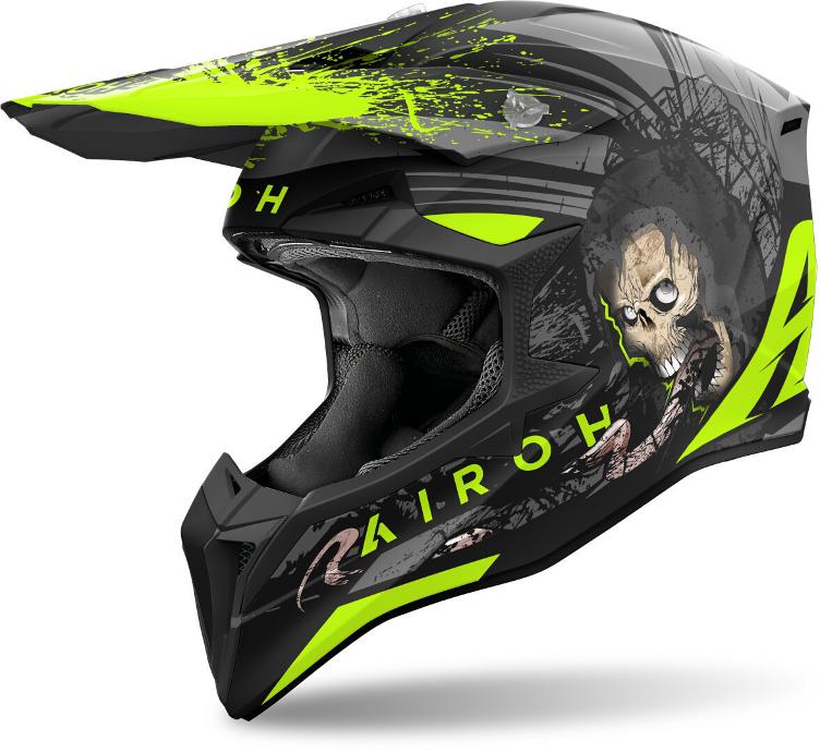 Airoh Wraaap Darkness Motocross Helm