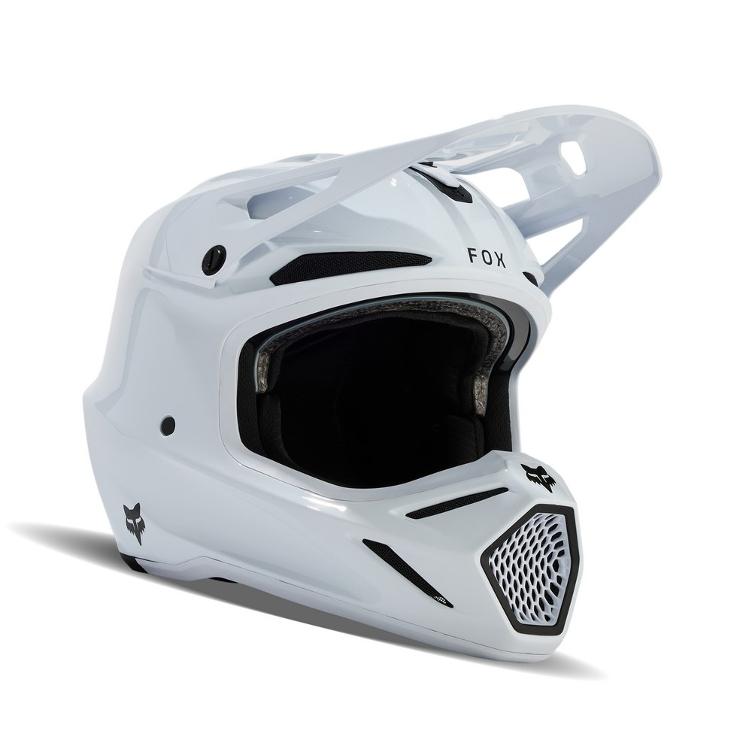 FOX V3 RS CARBON SOLID WHT - 0