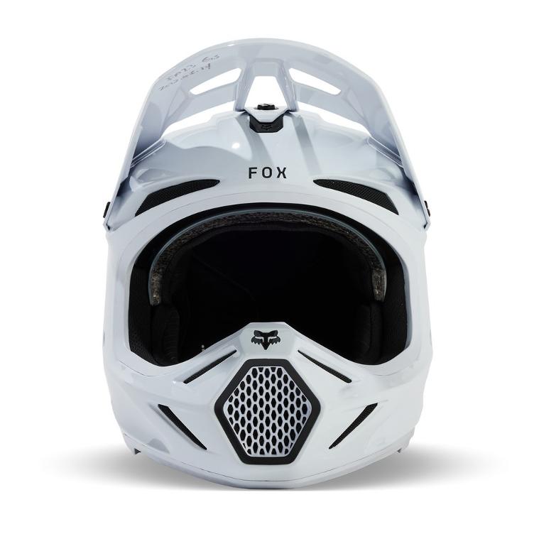 FOX V3 RS CARBON SOLID WHT - 2