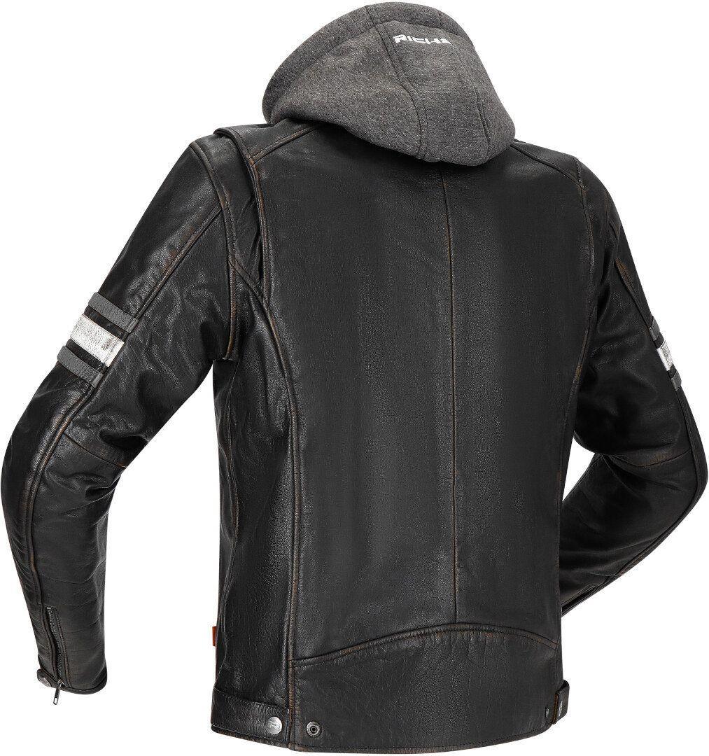 RICHA Toulon 2 Crispy Grey Lederjacke