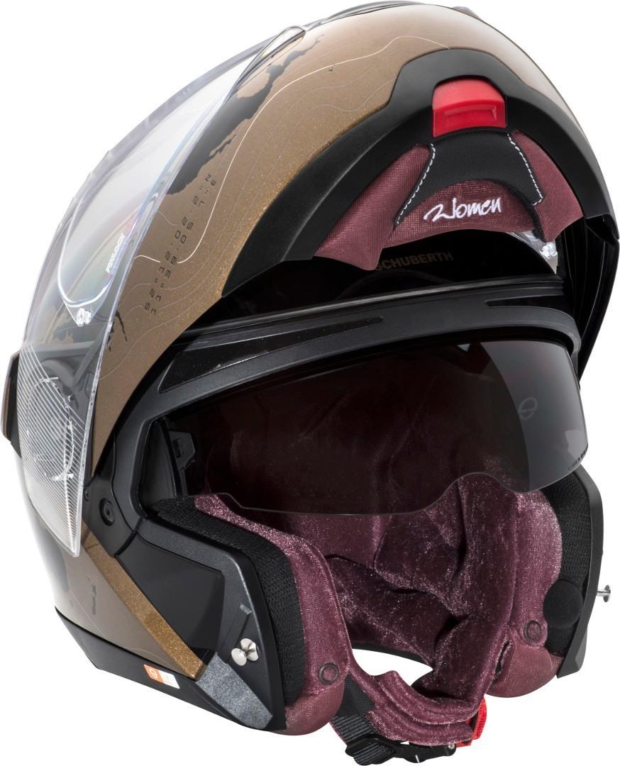 Schuberth C4 Pro Women Flip-Up Helmet Magnitudo Brown Size XS