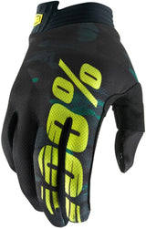 100% ITrack Handschuhe schwarz