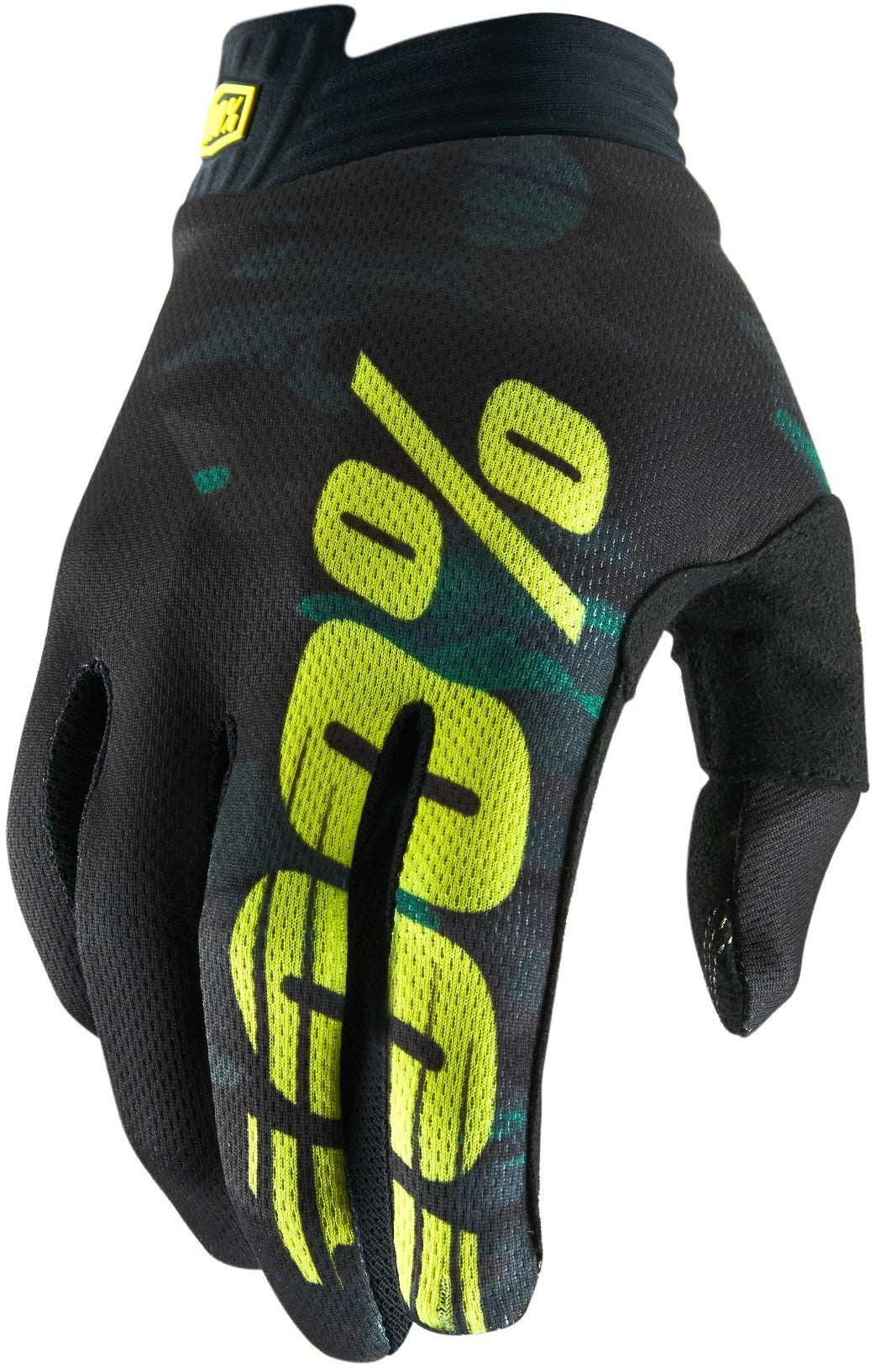 100% ITrack Handschuhe schwarz