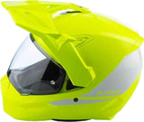 Klim X1 Alpha Carbon Helm GLOSS HI-VIS-WHITE