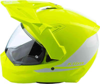 Klim X1 Alpha Carbon Helm GLOSS HI-VIS-WHITE