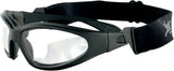 Bobster CONVERTIBLE GXR BLACK W/ CLEAR LENS