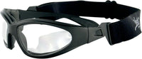 Bobster CONVERTIBLE GXR BLACK W/ CLEAR LENS