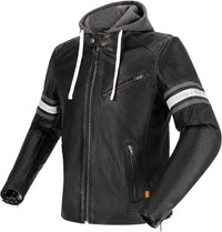 RICHA Toulon 2 Crispy Grey Lederjacke