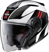 Jethelm N40-5 06 CROSSWALK N-COM #35 weiss-rot-schwarz