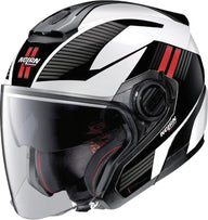 Jethelm N40-5 06 CROSSWALK N-COM #35 weiss-rot-schwarz