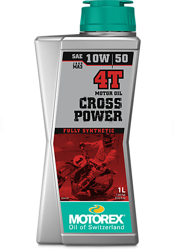 MOTOREX CROSS POWER 4T SAE 10W/50 MA2 (1Liter)