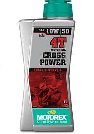 MOTOREX CROSS POWER 4T SAE 10W/50 MA2 (1liter)