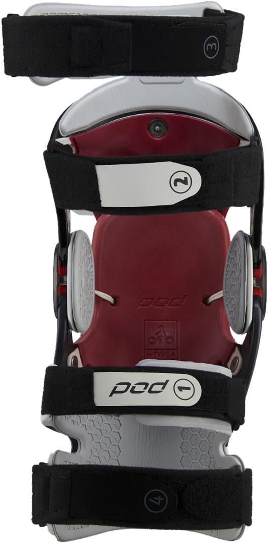 POD K8 3.0 Knee Brace carbon-weiss