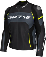 Veste de moto en cuir perforé avec airbag Dainese Racing 3 D-Air®