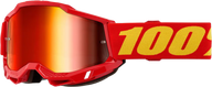 100% Accuri 2 Junior Goggle Red - Mirror Red Lens