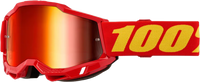 100% Accuri 2 Junior Goggle Red - Mirror Red Lens