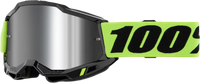 100% Accuri 2 Junior Goggle Neon Yellow - Mirror Silver Lens