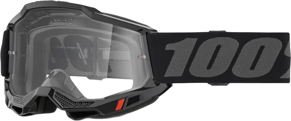 100% Accuri 2 Junior Goggle Black - Clear Lens