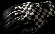 Icon Airform Slabtown Checkered perforierte Motorrad Handschuhe