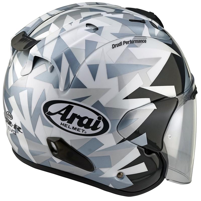 ARAI SZ-R EVO Helm Mimesis Weiss