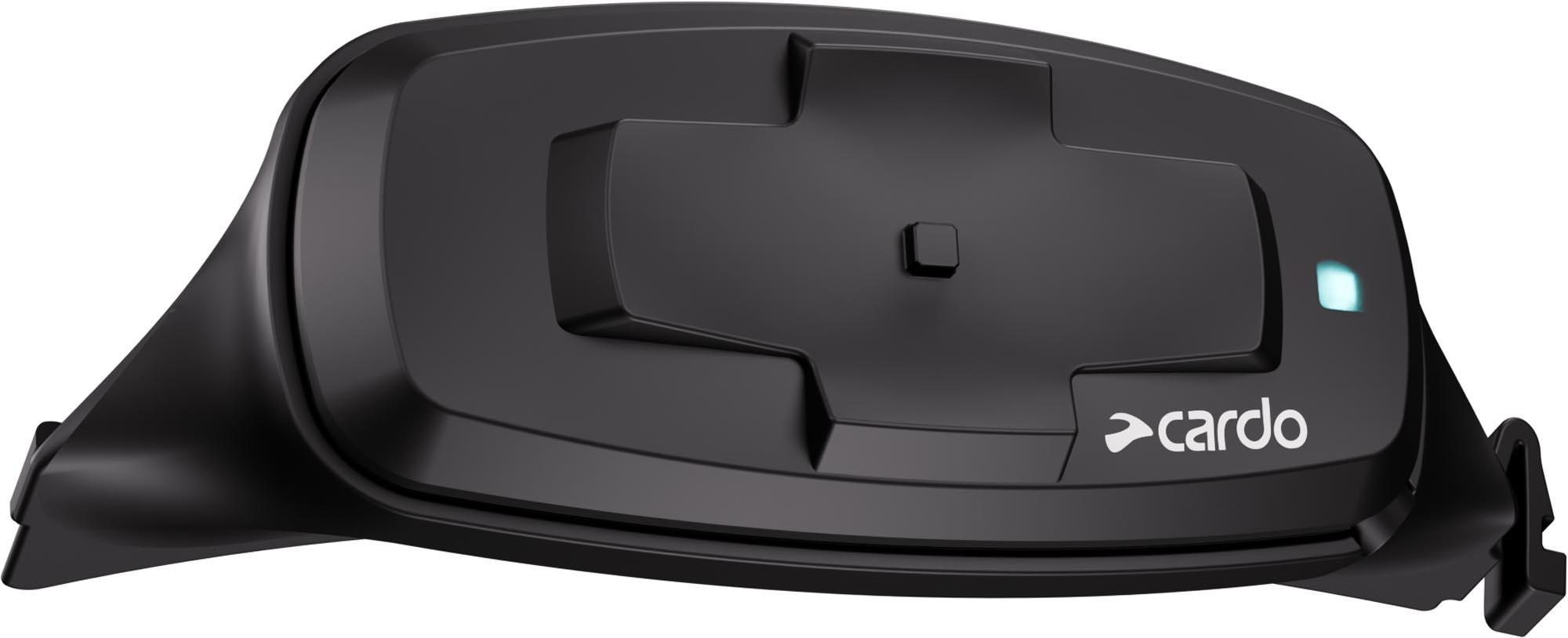 Cardo 4X-S Bluetooth Kommunikationssystem Einzelset für Shoei Gen 3 Motorradhelme