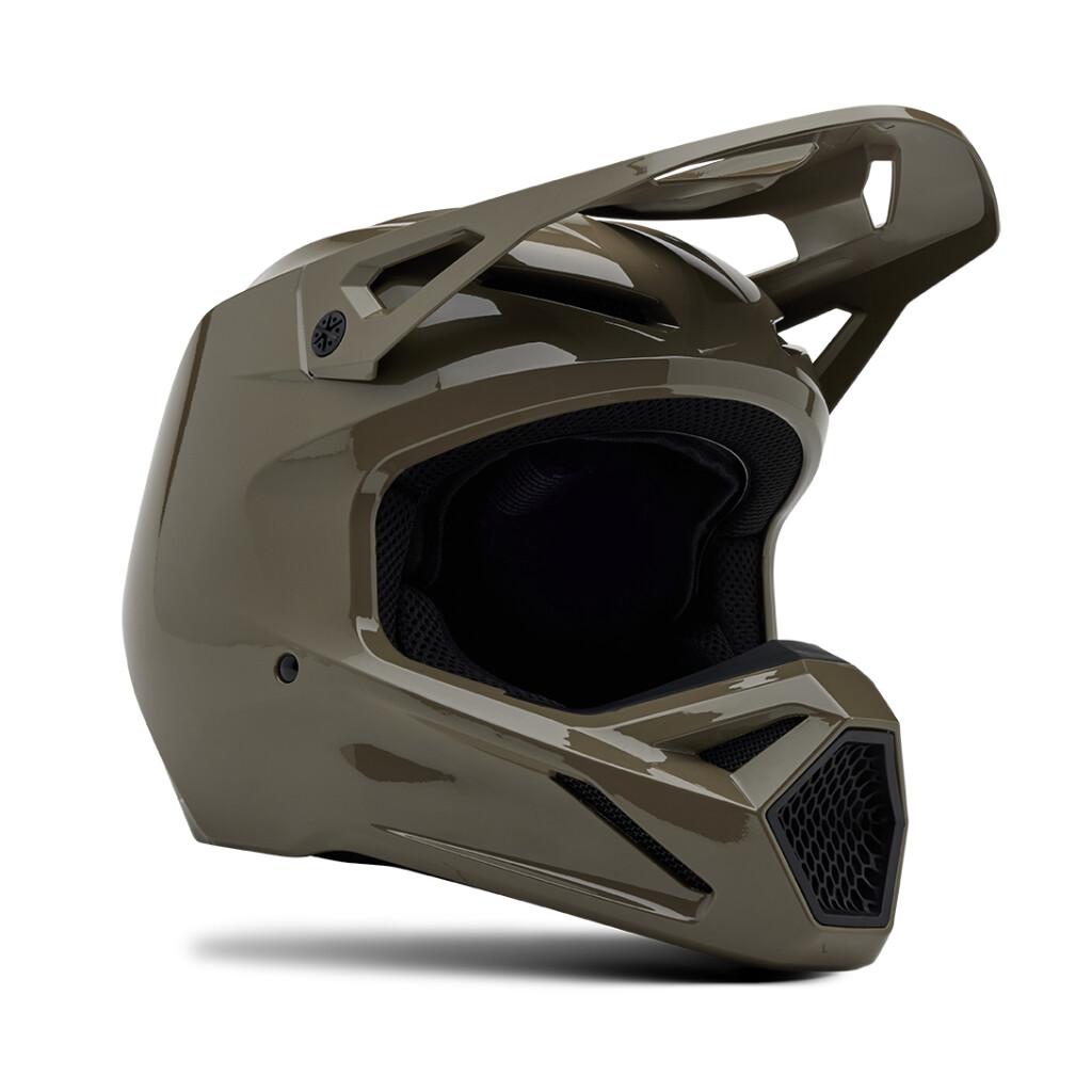 Fox V1 Solid Motocross Helm