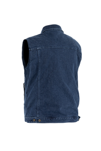John Doe Trucker Denim Vest Indigo