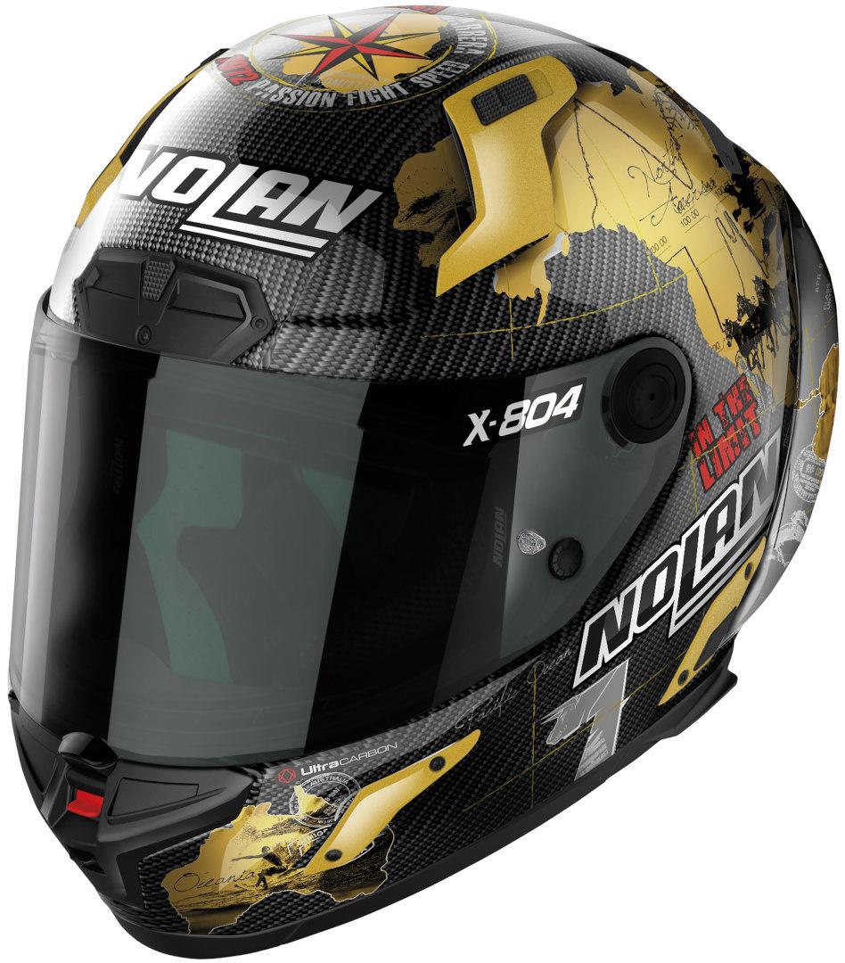 Nolan X-804 RS Ultra Carbon Carlos Checa Replica Helm