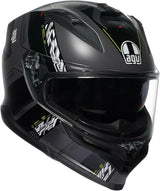 Casque intégral AGV K7 Kyber noir-rouge